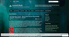 Desktop Screenshot of lawsuitstudy.wordpress.com