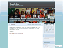 Tablet Screenshot of cyncas.wordpress.com