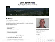 Tablet Screenshot of electtomsmillie.wordpress.com