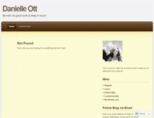 Tablet Screenshot of danielleott.wordpress.com