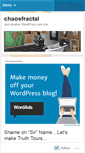 Mobile Screenshot of chaosfractal.wordpress.com
