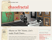 Tablet Screenshot of chaosfractal.wordpress.com