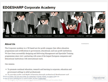 Tablet Screenshot of edgesharp.wordpress.com