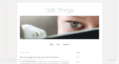 Desktop Screenshot of gr8rthings.wordpress.com