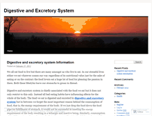 Tablet Screenshot of digestiveandexcretorysystem1.wordpress.com