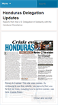Mobile Screenshot of hondurasdelegation.wordpress.com