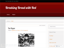 Tablet Screenshot of breakingbreadwithred.wordpress.com