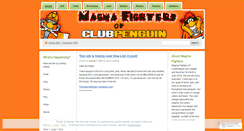 Desktop Screenshot of magmafightersofclubpenguin.wordpress.com