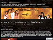 Tablet Screenshot of guiajuvenil.wordpress.com