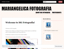 Tablet Screenshot of mariangelicafotografia.wordpress.com