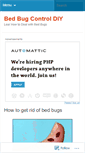 Mobile Screenshot of bedbugdiyblog.wordpress.com