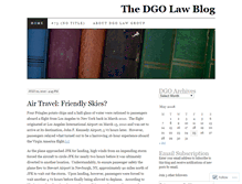 Tablet Screenshot of dgolawgroup.wordpress.com