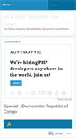 Mobile Screenshot of bbchardtalk.wordpress.com