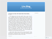 Tablet Screenshot of livsblog.wordpress.com