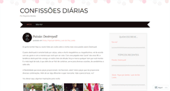 Desktop Screenshot of confissoesdiarias.wordpress.com