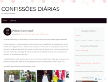 Tablet Screenshot of confissoesdiarias.wordpress.com