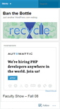 Mobile Screenshot of banthebottle.wordpress.com