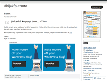 Tablet Screenshot of bijakfajar.wordpress.com
