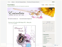 Tablet Screenshot of eaindria.wordpress.com