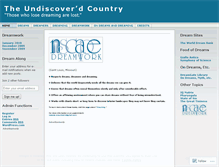 Tablet Screenshot of inscapedreamwork.wordpress.com