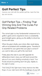 Mobile Screenshot of golfperfect.wordpress.com