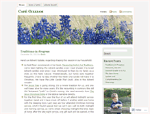 Tablet Screenshot of cafegilliam.wordpress.com