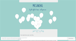 Desktop Screenshot of mksandhu.wordpress.com