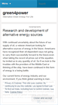 Mobile Screenshot of green4power.wordpress.com