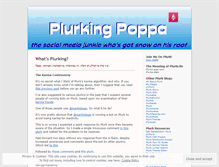 Tablet Screenshot of plurkingpoppa.wordpress.com