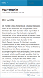 Mobile Screenshot of fuzhengxin.wordpress.com
