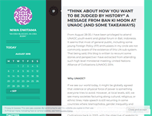 Tablet Screenshot of niwadwitama.wordpress.com
