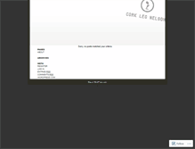 Tablet Screenshot of corklegnelson.wordpress.com