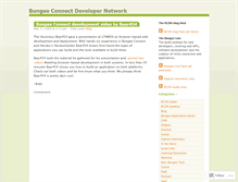 Tablet Screenshot of bungeeconnect.wordpress.com
