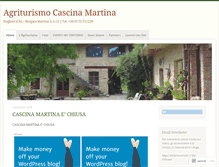 Tablet Screenshot of cascinamartina.wordpress.com