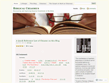 Tablet Screenshot of biblicalchiasmus.wordpress.com