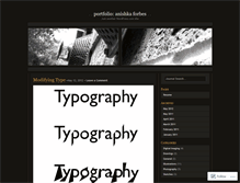 Tablet Screenshot of anishkaforbes.wordpress.com