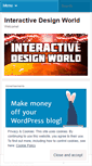 Mobile Screenshot of interactivedesignworld.wordpress.com