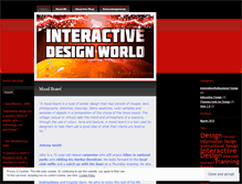 Tablet Screenshot of interactivedesignworld.wordpress.com