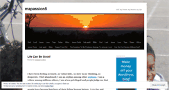 Desktop Screenshot of mapassion5.wordpress.com