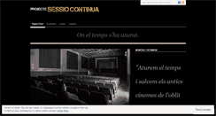 Desktop Screenshot of projectesessiocontinua.wordpress.com