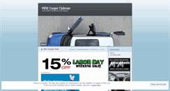 Desktop Screenshot of minicooperclubman.wordpress.com