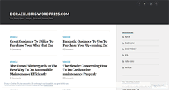 Desktop Screenshot of doraexlibris.wordpress.com