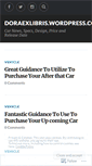 Mobile Screenshot of doraexlibris.wordpress.com