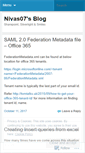 Mobile Screenshot of nivas07.wordpress.com