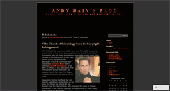Desktop Screenshot of andybain.wordpress.com
