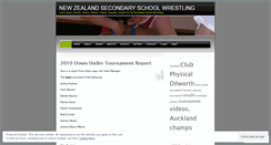 Desktop Screenshot of nzschoolwrestling.wordpress.com