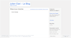 Desktop Screenshot of julienclari.wordpress.com