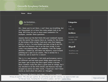 Tablet Screenshot of greenvillesymphony.wordpress.com