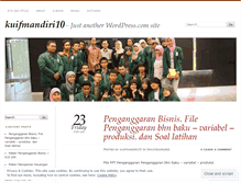 Tablet Screenshot of kuifmandiri10.wordpress.com