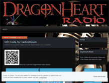 Tablet Screenshot of dragonheartsradio.wordpress.com